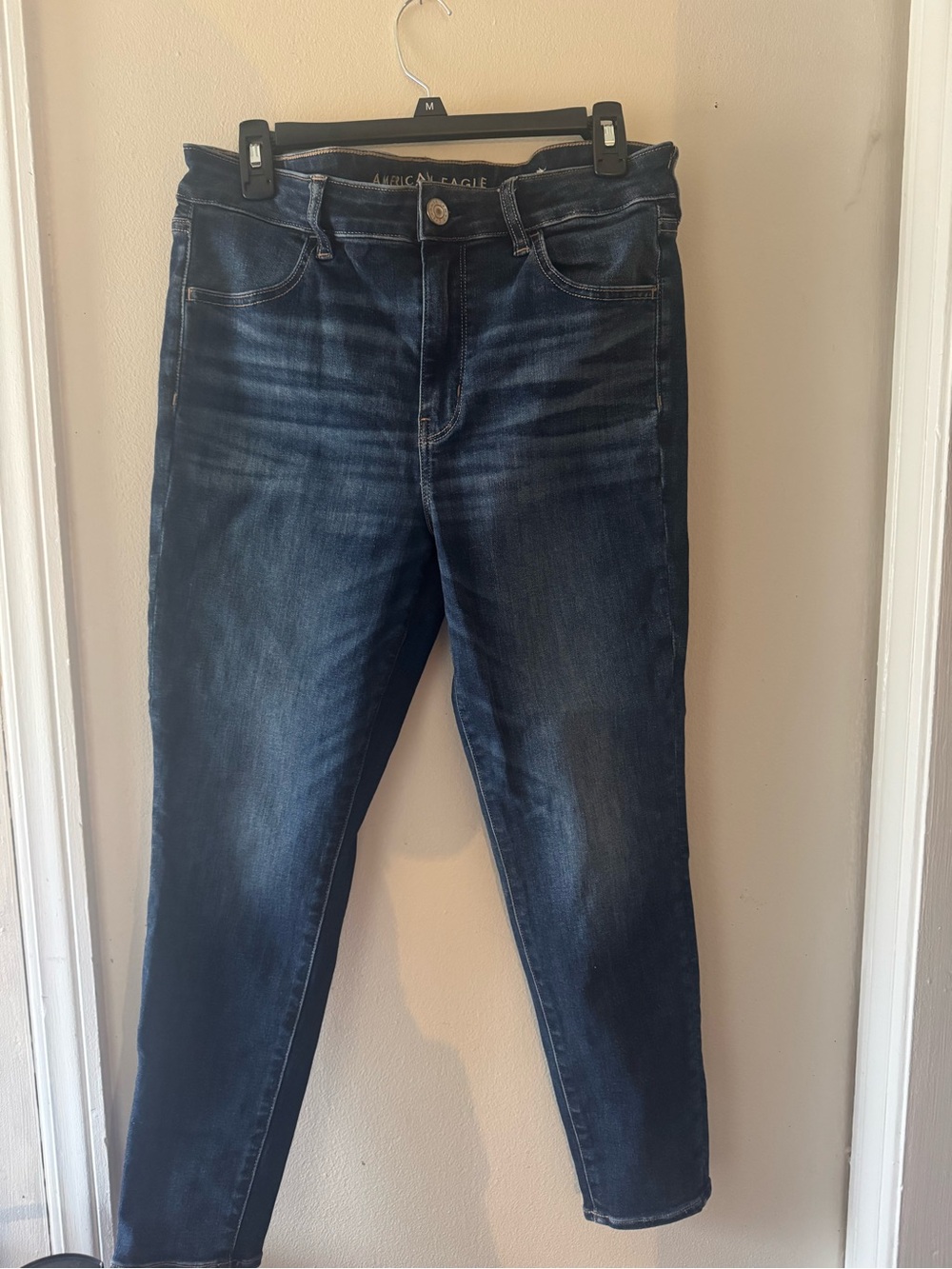 American Eagle Outfitters Dark Blue High-Rise Women’s Jeans